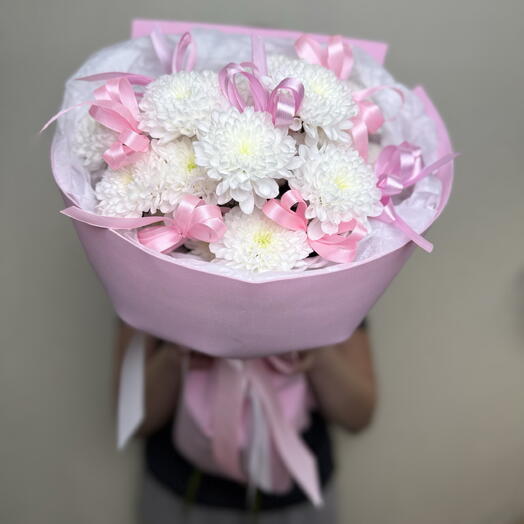 Бантики 🎀
Букет из хризантем☁️