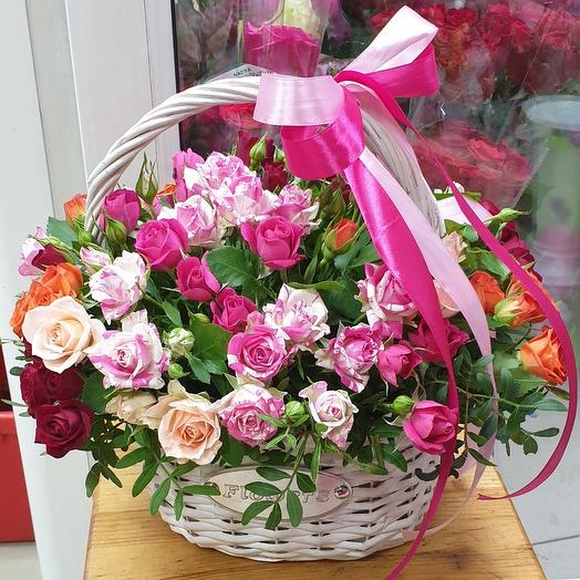 Корзина с цветами
