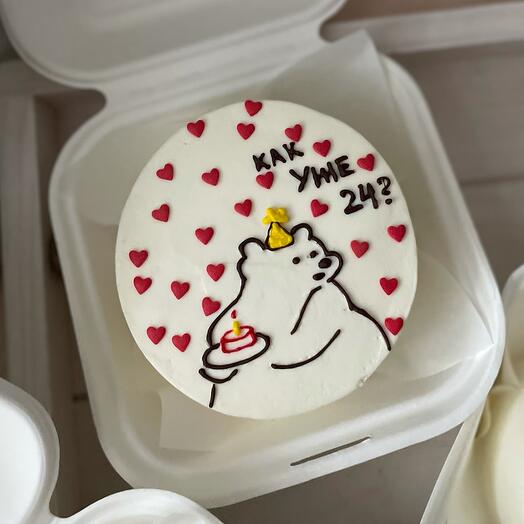 Bento cake "How already?"