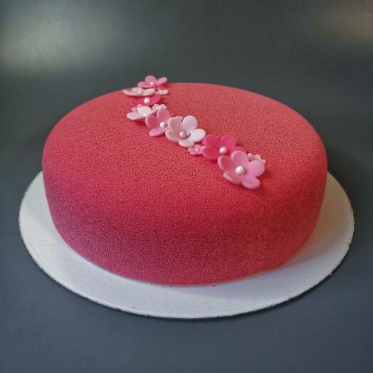 Strawberry Blast Mousse cake