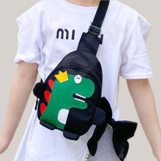 Backpack with a dinosaur