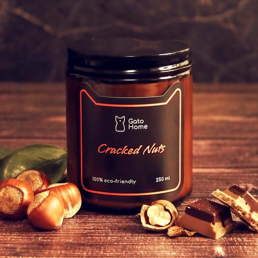 Aromatic candle "Nut bar", 250 ml