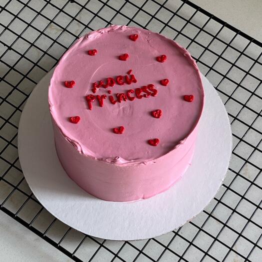 Бенто торт для девушки на 14 февраля