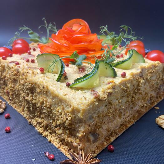 Pastel magro "a la Babaganush"