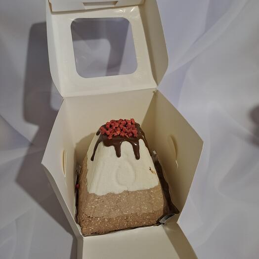 Cuajada de Pascua tres chocolates