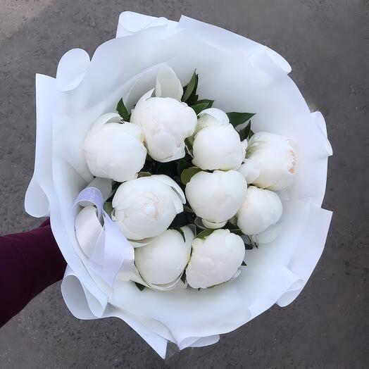 Белые пионы (9)