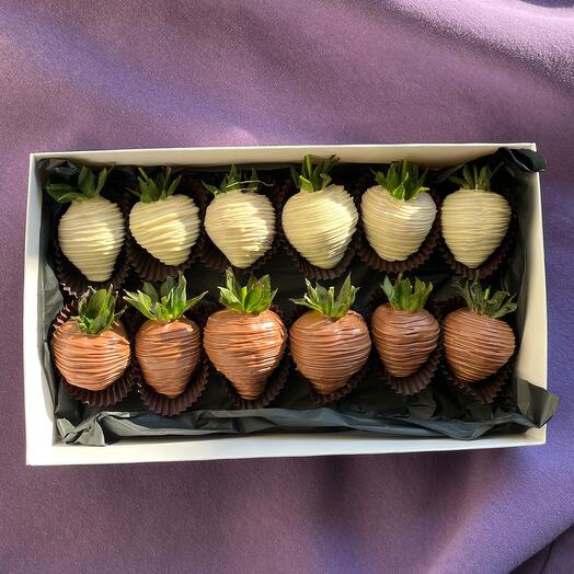 М-size box | chocolate covered strawberries | клубника в шоколаде