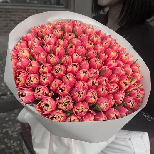 Пионовидные тюльпаны, Цветы Котельники, Люберецкий район, Московская ...