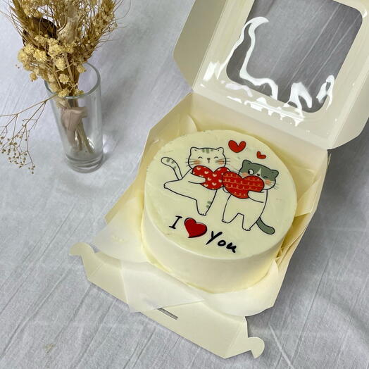 Бенто торт «I love you