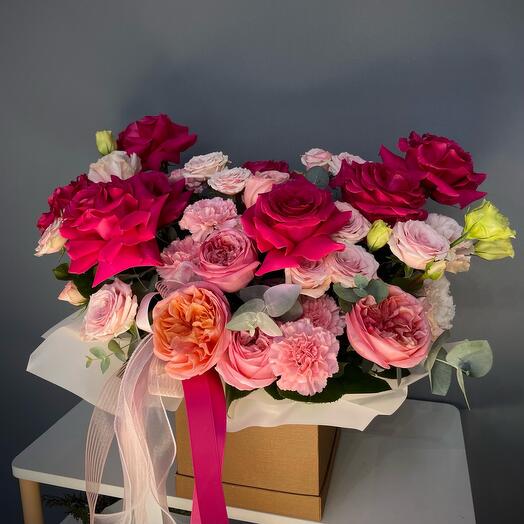 Цветы в коробке
