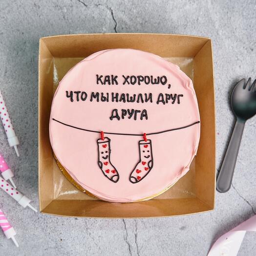 Бенто торт «Нашли друг друга»