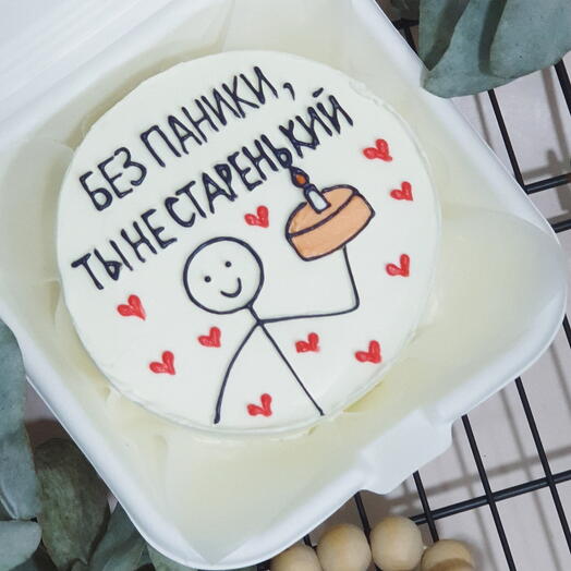 Бенто-торт "Без паники"