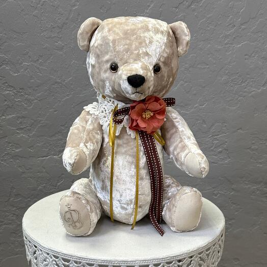 Мягкая игрушка ручной работы Bern Art - кремовый