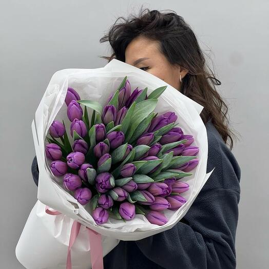 51 фиолетовый тюльпан