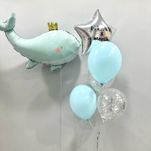 Шары с дельфинчиком