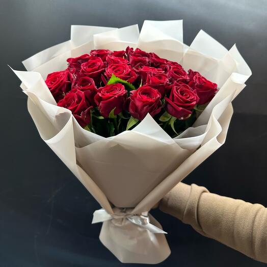 21 red roses