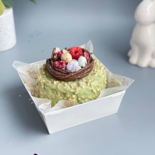 Pistachio Easter cheese