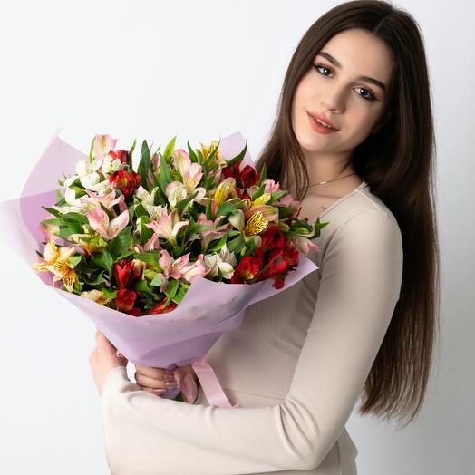 Букет из Альстромерия