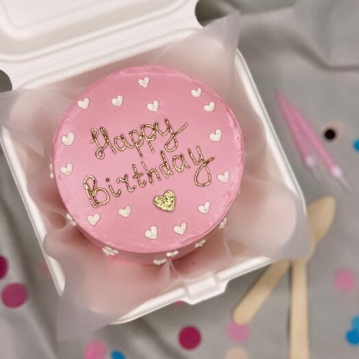 Бенто торт happy birthday с днём рождения