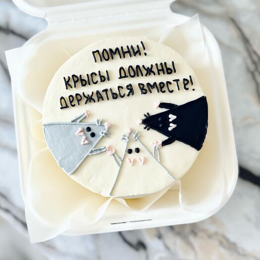 Бенто-торт с крысами