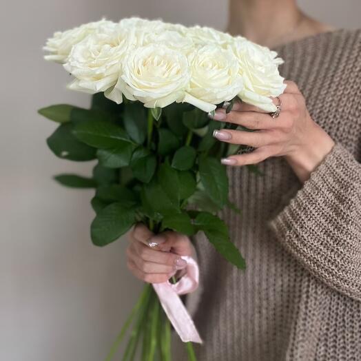 White rose 11 pieces