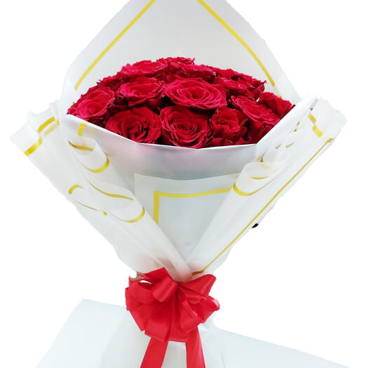 Classic Red Rose Flower Bouquet Perfect for Any Occasion