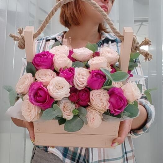 Цветы в коробке1