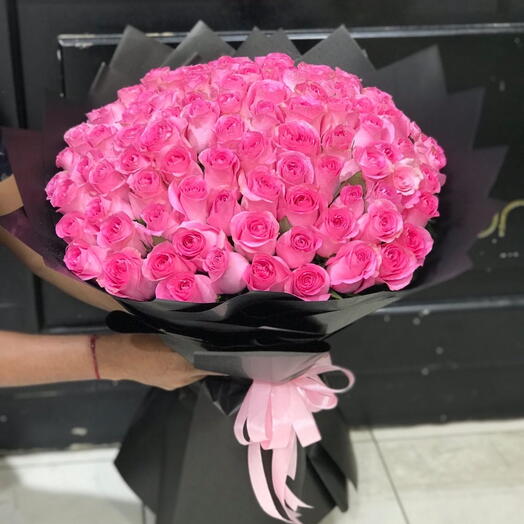 Bouquet of 101 Pink Roses