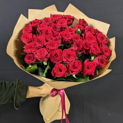 Red Roses 35 pcs 60 cm