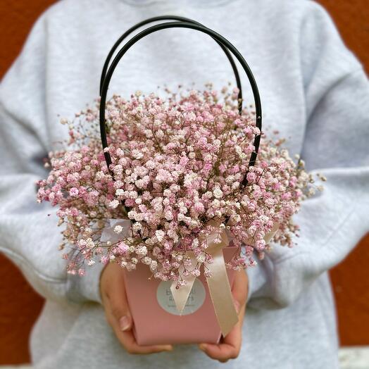 Сумочка с гипсофилой