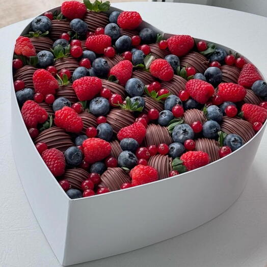 Heart Box Milky strawberry chocolate