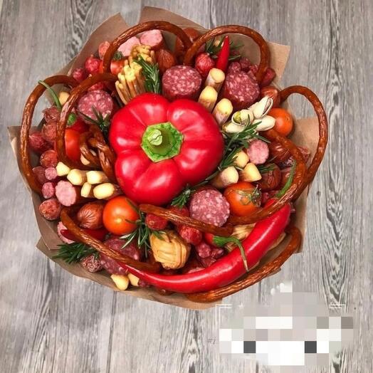 Колбасный букет "С перцем"