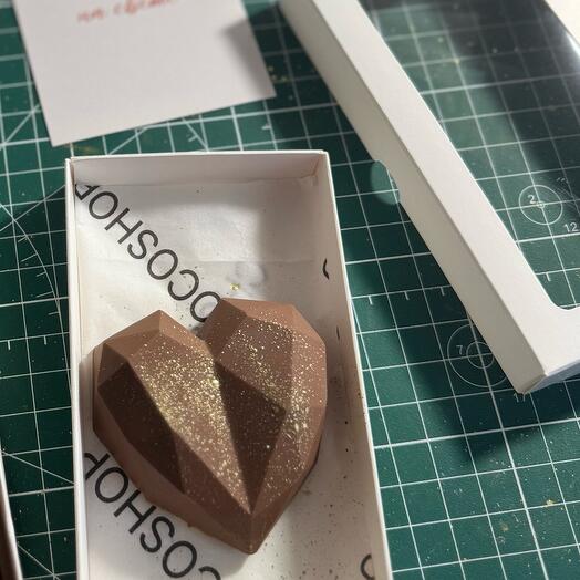 Corazón con relleno de Dubai