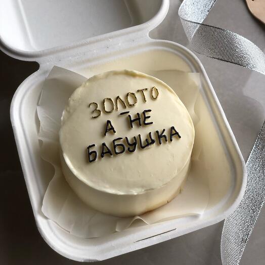 Бенто торт для бабушки