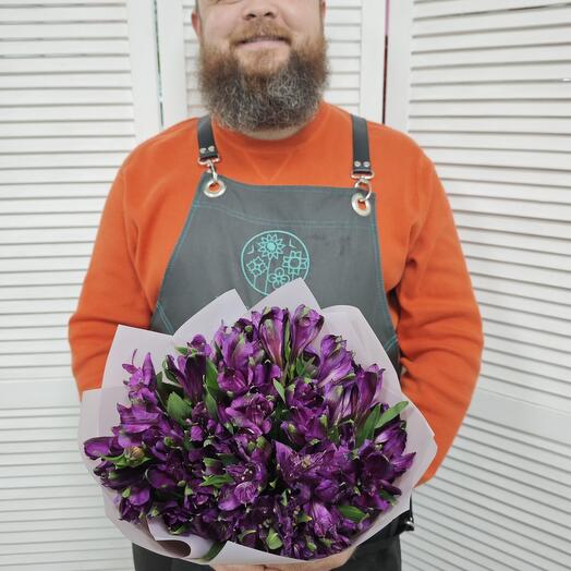 Букет альстромерий 💜