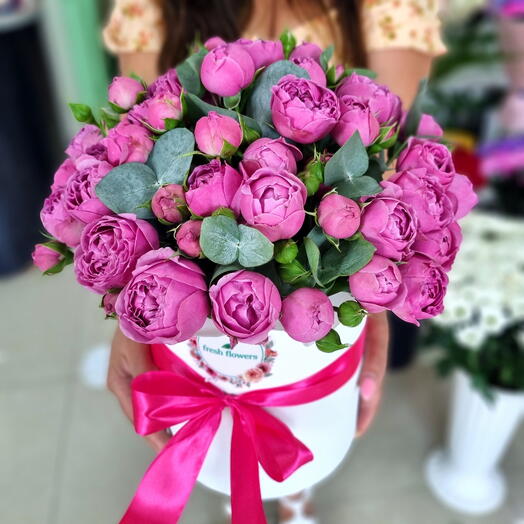 Цветы в коробке