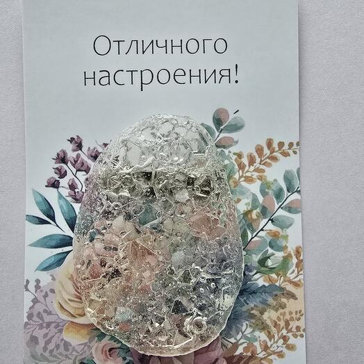 Брошь ручной работы "Друза"
