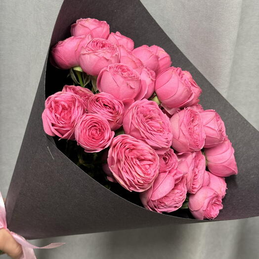 Peony-shaped bush roses