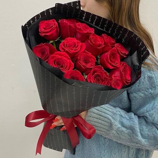 15 роз премиум