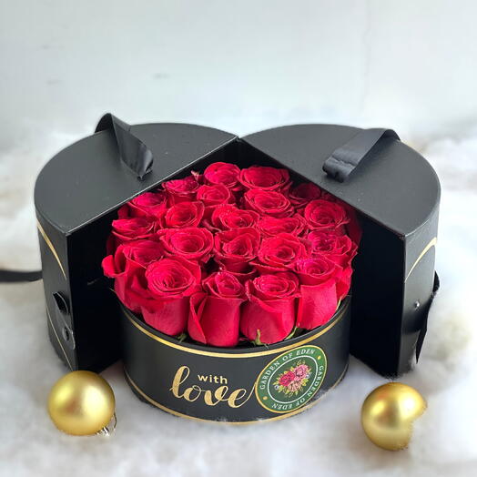 Eternal Love Red Rose Box