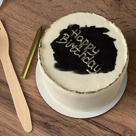 Бенто торт happy birthday(любая надпись). Сникерс
