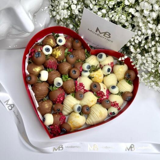 Клубника в шоколаде Сердце «Heart»28шт