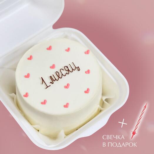 Baby's bento cake for every month (1 month)