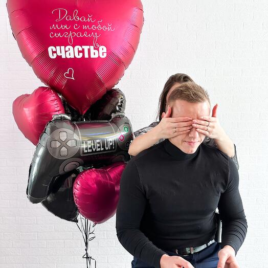 Воздушные шары для него на 14 февраля