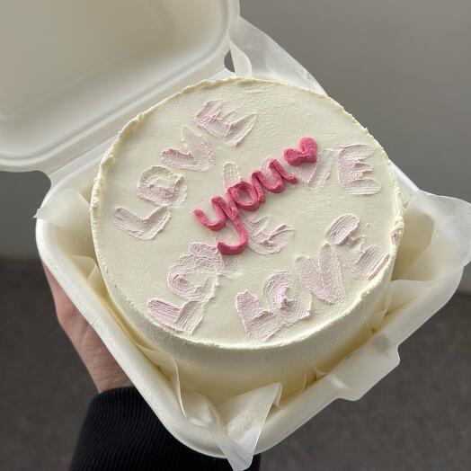 Бенто торт «love you»