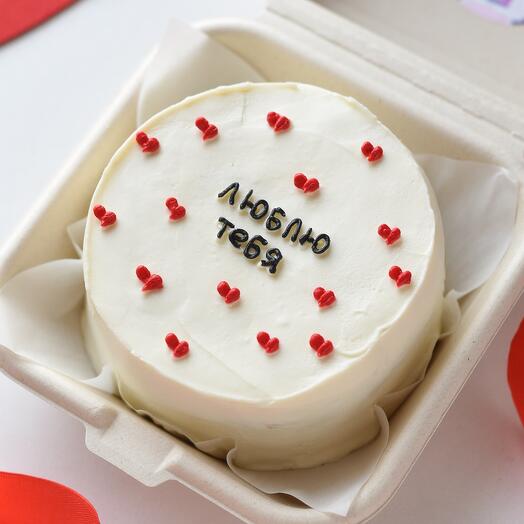 Бенто торт «я люблю тебя»