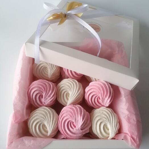 Набор ассорти натурального пп-зефира ручной работы в подарок воспитателю, учителю, преподавателю, коллеге, в офис