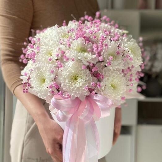 Композиция "Белое облако" + открытка