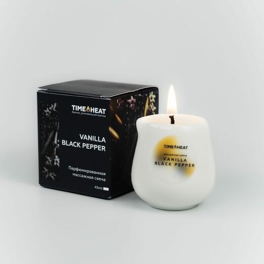 Массажная свеча | Vanilla black pepper