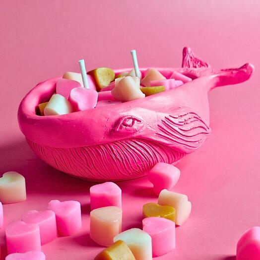 Свеча соевая Розовый Кашалот, 200 мл